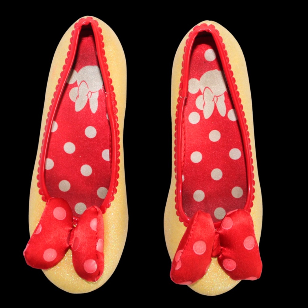 Minnie Mouse Yellow Costume Shoes For Kids (8.5Y)